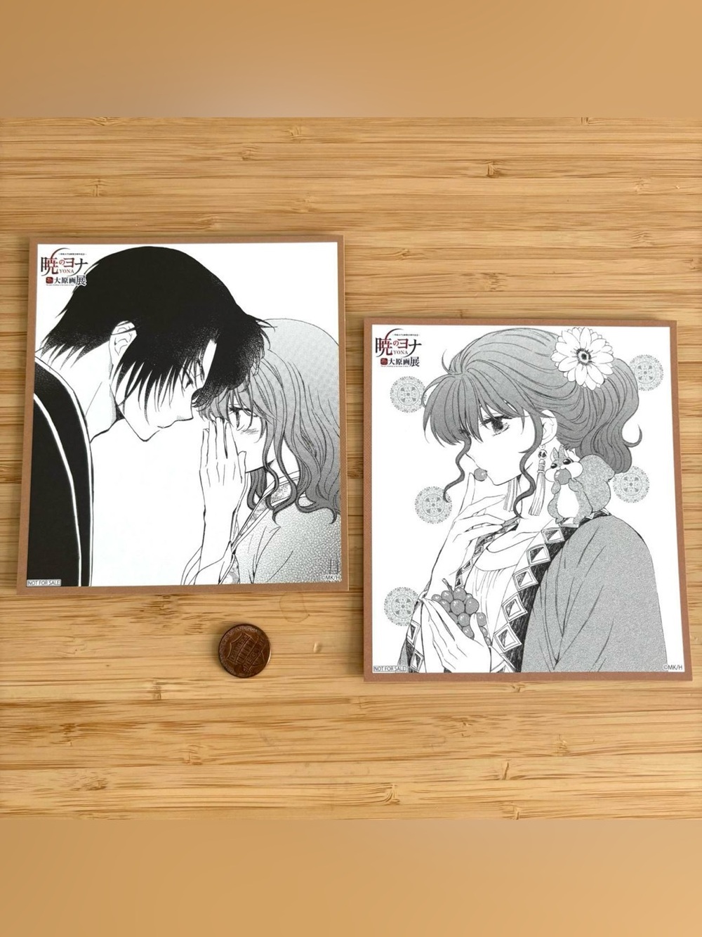 Rare EXCLUSIVE yona of the dawn shikishi art board set